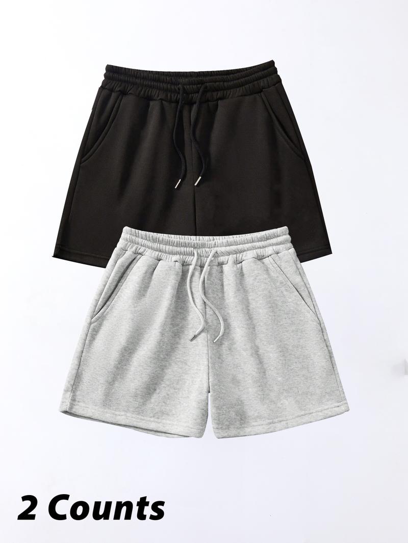 Women's Plain & Camo Print Shorts, Casual Comfy Breathable Shorts for Summer, Ladies Bottoms for Daily Wear