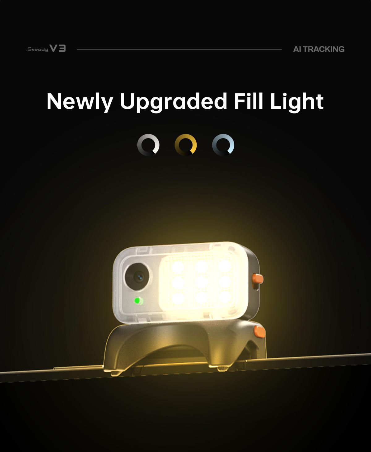 Hohem iSteady V3 New Gimbal Stabilizer for SmartiPhone, 3-Axis Phone Gimbal, Magnetic AI Tracker, Built-in Extendable Rod & Tripod, Detachable Remote Control,selfiestick,Phone Accessories,Suitable for Android & iPhone 17 series, Travel, Vlog, TikTok