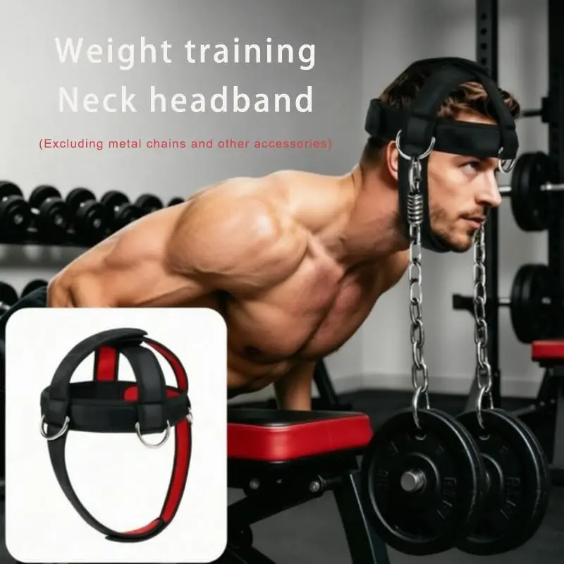 Neck Training Band, Head Neck Trainer, Neck Muscle Exercise Device, Weighted Hat, Fitness Equipment for Cervical Health, Gym Accessories