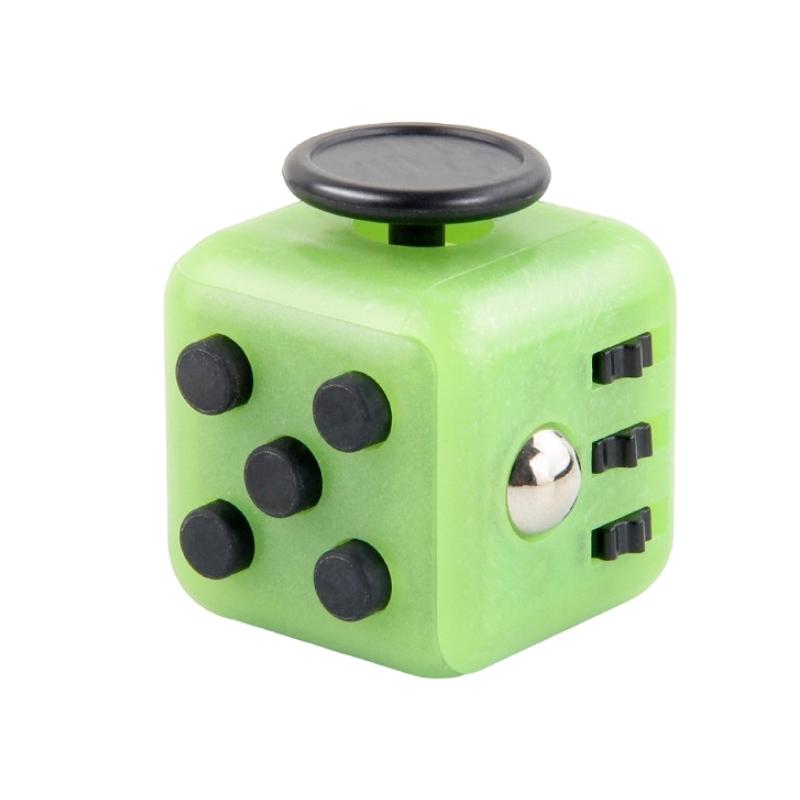 Colorful 6-Sided Press Finger Magic Cube Dice, Novelty Magic Dice Toy, Stress-Relief Fidget Relief Sensory Toy, Fingertip Vent Toy, Gift For Children And Adults, Stress Relief Fidgeting