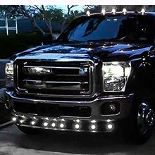 Nilight 10 PCS 3/4 Inch Round LED Clearance  LED Front Rear Side Marker Indicator  Bullet Marker  for Truck RV Car Bus Trailer Van Caravan Boat welcome  chicken lights  dealsforyoudays