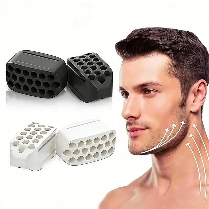 Silicone Jaw Exercise Ball, Facial Sculpting Tool, Chin Line Fitness Bite Ball, Neck Shaping Device, Double Chin Workout, Beauty Aid
