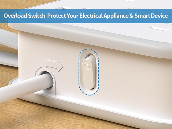 NTONPOWER Flat Plug Power Strip, 5 ft Extension Cord with 8 Widely Outlets and 3 USB Ports, 3 Side Outlet Extender, Wall Mount, Overload Potection, Compact Power Strip for Home, Dorm Room Essentials