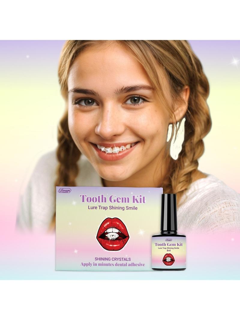 Brilliant Tooth Jewelry Set for Dental Decoration, Easy Installation, Attractive and Durable Teeth Accessories for All Occasions