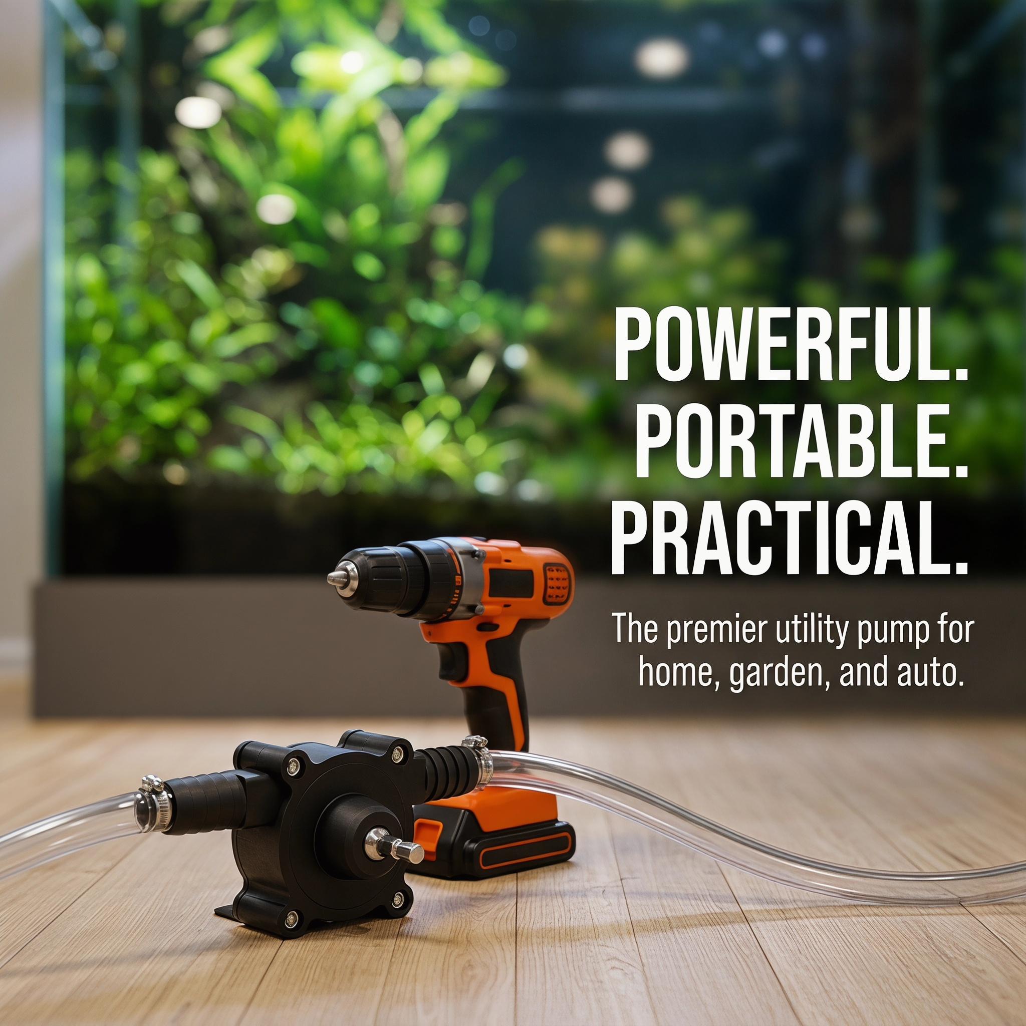 Mini Electric Drill Pump Portable Hand Drill Powered Water Pump Diesels Oil Fluid Water Hand Self-Priming Transfer Pumps Quick Pumping Speed home garden outdoor Pump Drill Operated -YY0