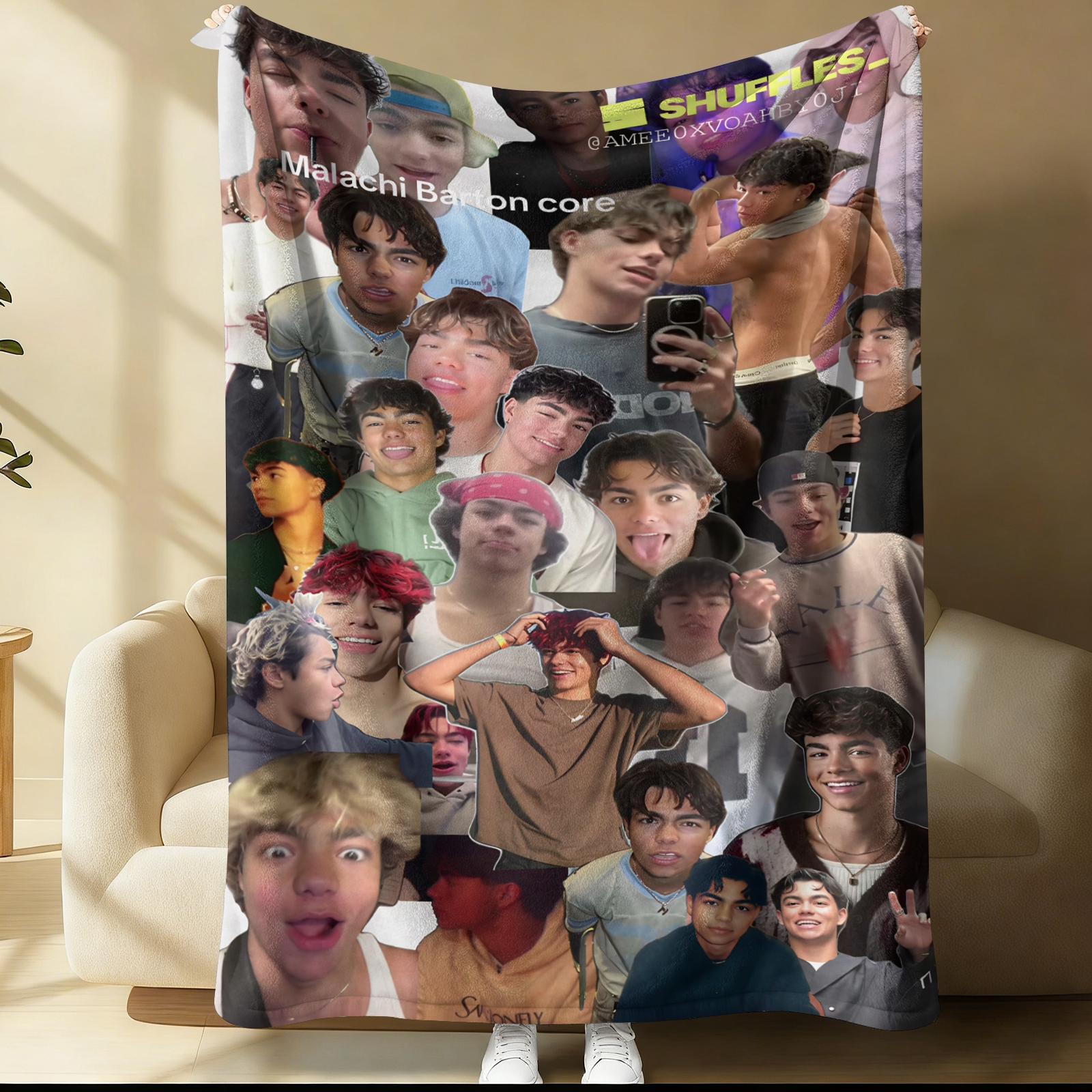 Malachi Barton Patterned Blanket, Everyday Holiday Birthday Gift For Kids And Adults, Soft, Warm And Lightweight Plush Blanket For Bed, Sofa, Car, Room Decoration