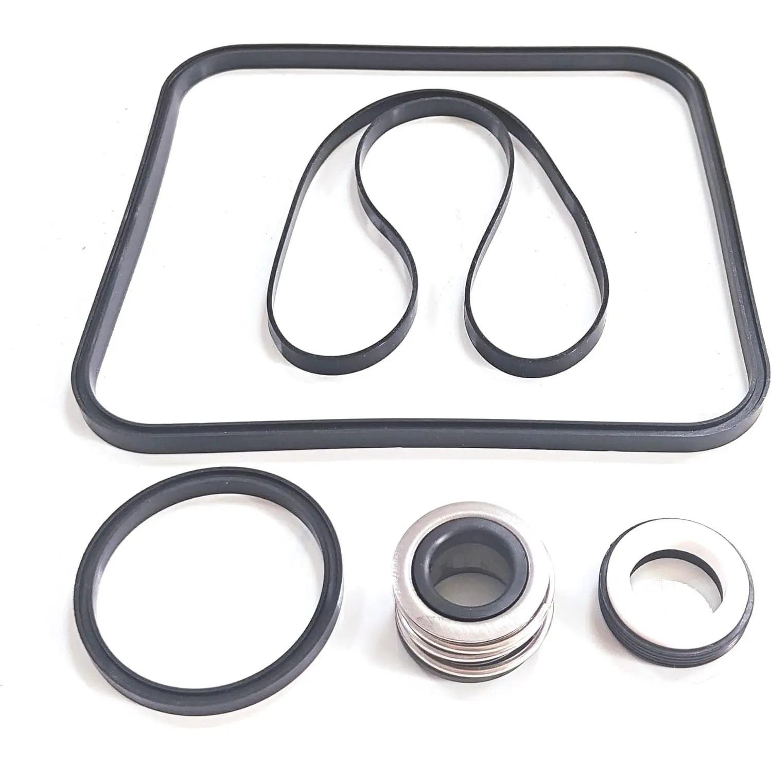 Hayward Go Pool Pump Repair Kit - Gaskets+Seals, 3 Gaskets, Shaft Seal, O-Rings - Easy Replacement for Pool Owners, Fits SP Series (SP1600, SP2600 Regular/X/VSP, SPX1600TRA, SP1600Z2, PS-201, SPX1600R, SPX1600S, SPX1600T) Parts