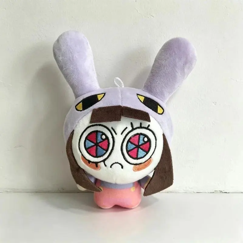 10cm Fantastic Digital Carnival Pomni Cotton Doll Cute Soft Jax Plush Doll Animated Style Decoration Collection Kids Toys Gifts