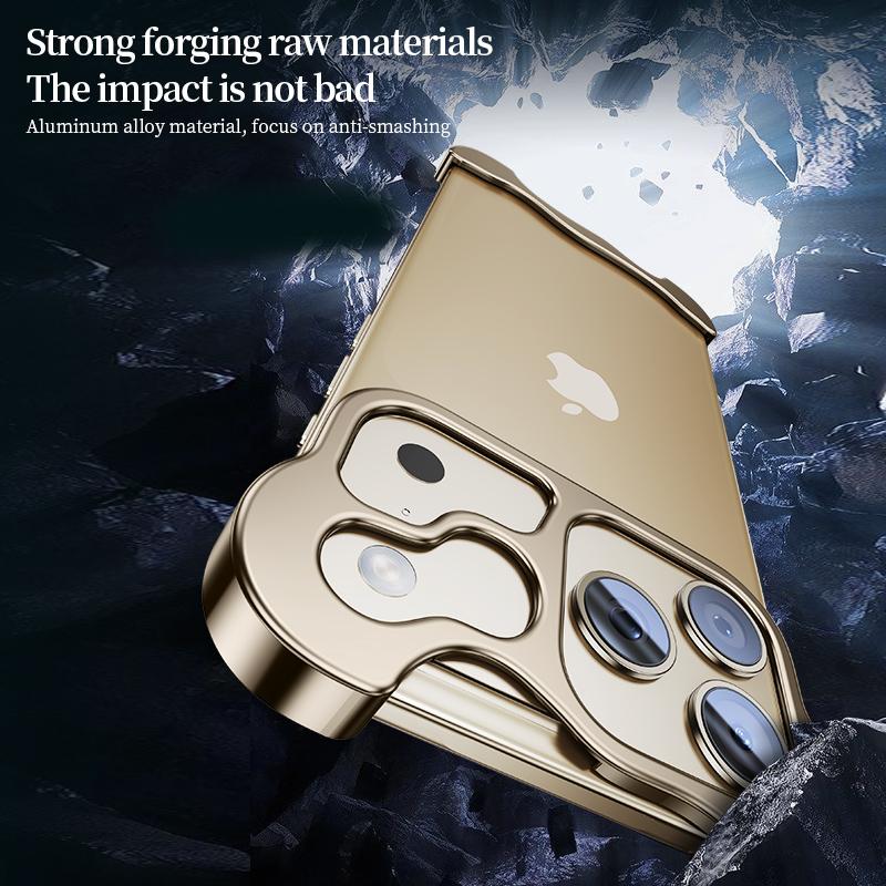 Phone Case Compatible with iPhone 17 Pro Max 16 15 14 13 Compatible with Lens Camera Protection, Frameless Minimalist Design, Extremely Highlighting Personality