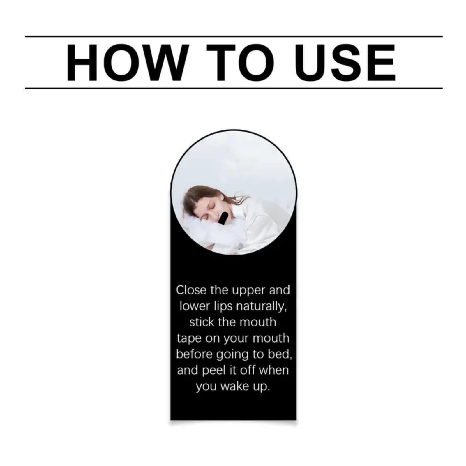 Breathable Mouth Patches for Night Sleep, Anti-snoring Sleep Mouth Tape, Ldeal Birthday Gift,Comfortable Body Care Product,SleepTape For Mouth,Travel Size Products, HealthcareSleep Aid.