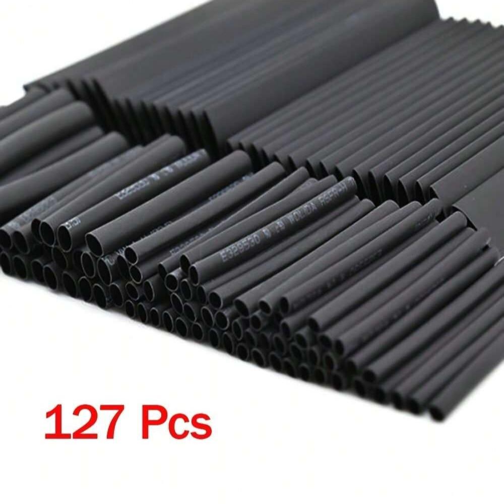 High-Temperature Resistant Heat Shrink Tubing, 127/164/328/530pcs, Phone Data Cable Protector, Automotive Industrial Appliance Use