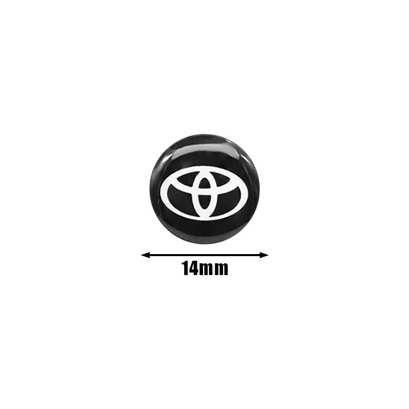 Car Door Lock Dustproof and Anti-Jamming Protective Durable Decorative Keyhole Sticker for Toyota Corolla C-hr Rav4 86 Avensis T25 Auris Land Cruiser Yaris Hilux Prius Camry