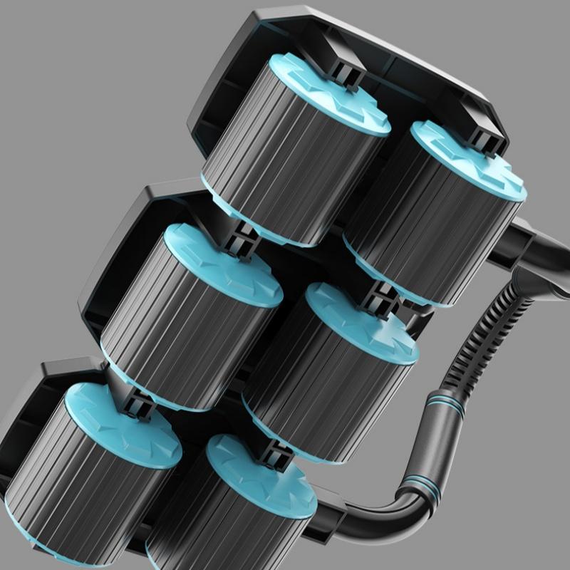 Ab Wheel Roller with Elbow Pad, Home Fitness Equipment for Core, Waist & Hip Training, Indoor Exercise Gear, Large Stable Anti-Tip Wheel, Ergonomic Non-Slip Hand Grips