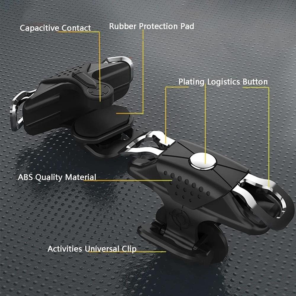 Upgrade Your Mobile Gaming! Dual Trigger Set for iOS & Android - High Sensitivity ABS Buttons, Easy Snap-on Installation. Boost Aim, Rapid Fire & Reaction Speed. Ergonomic Shooting Controller for Popular Pocket Shooting Games.
