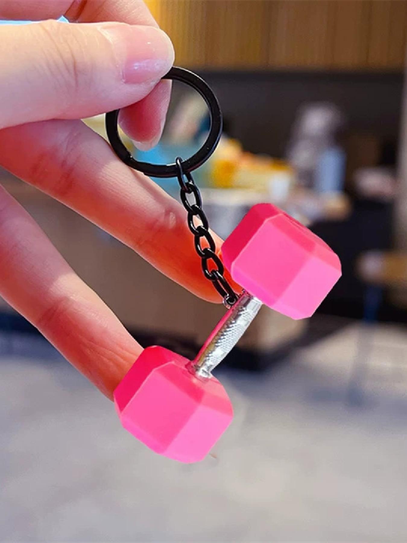 Creative Versatile Barbell Letter Decorative Hanging Piece for Bags Keys, Stylish Accessory for Everyday Use, Perfect Gift Idea