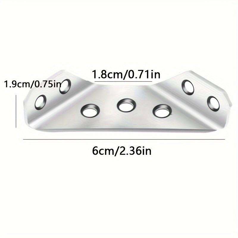 Metal Corner Brackets Set (10/20 Pieces), Durable Metal Corners for Cabinets & Drawers, Easy Installation Furniture Accessories