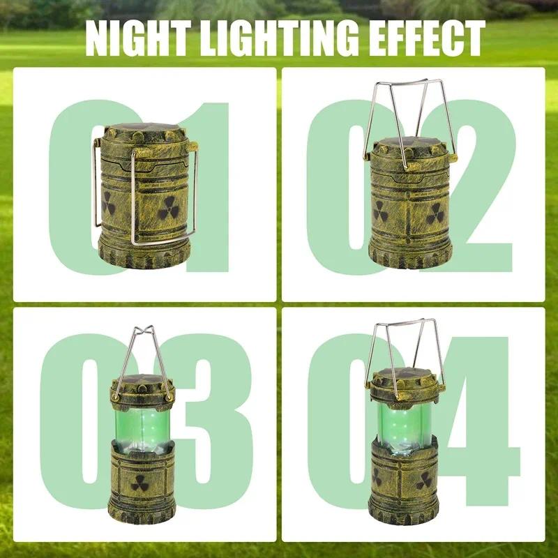 Simulation Nuclear Reactor Lantern Handheld Camping Light Halloween/Christmas Party Decor Night Light Home Decor Ornaments Birthday Gift