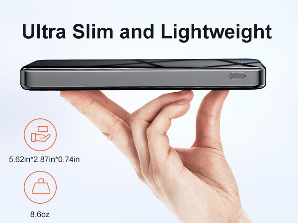 Portable Charger Power Bank - 15000mAh Battery Pack Portable Phone Charger with Built in Cables 22.5W Fast Charging Powerbank Compatible with iPhone Android Samsung Phone, Travel Camping Essential