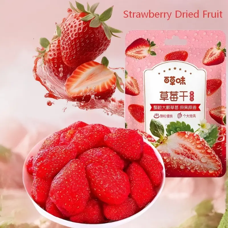 Strawberry Dried Fruit - Fresh & Natural Snack for Kids & Adults - Perfect for Snacking & Dessert - 50g Pack