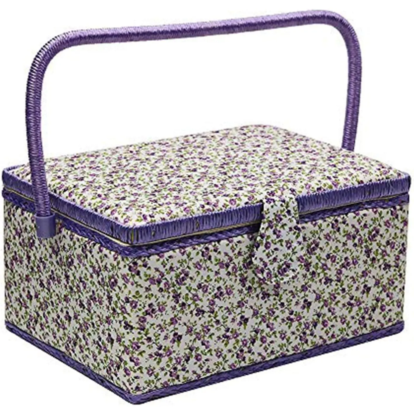 Large Sewing Basket with Accessories, Sewing Organizer Box for Sewing Supplies and DIY Crafting Tools Storage, Sewing Kit Tools for Sewing Mending