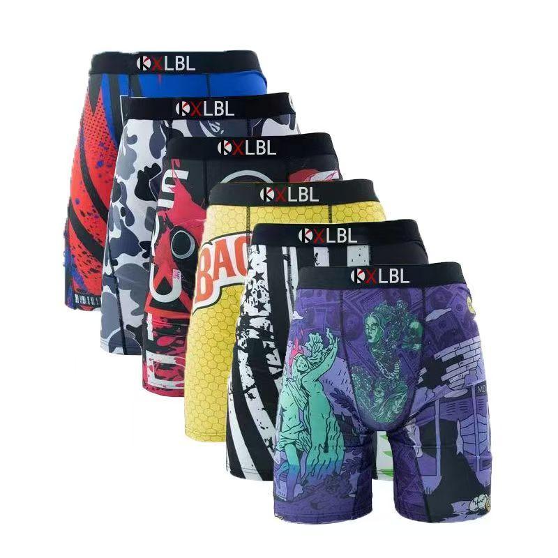 KXLBL Men's Mystery Boxer Brief 6-Pack Bundle - Standard Length 7