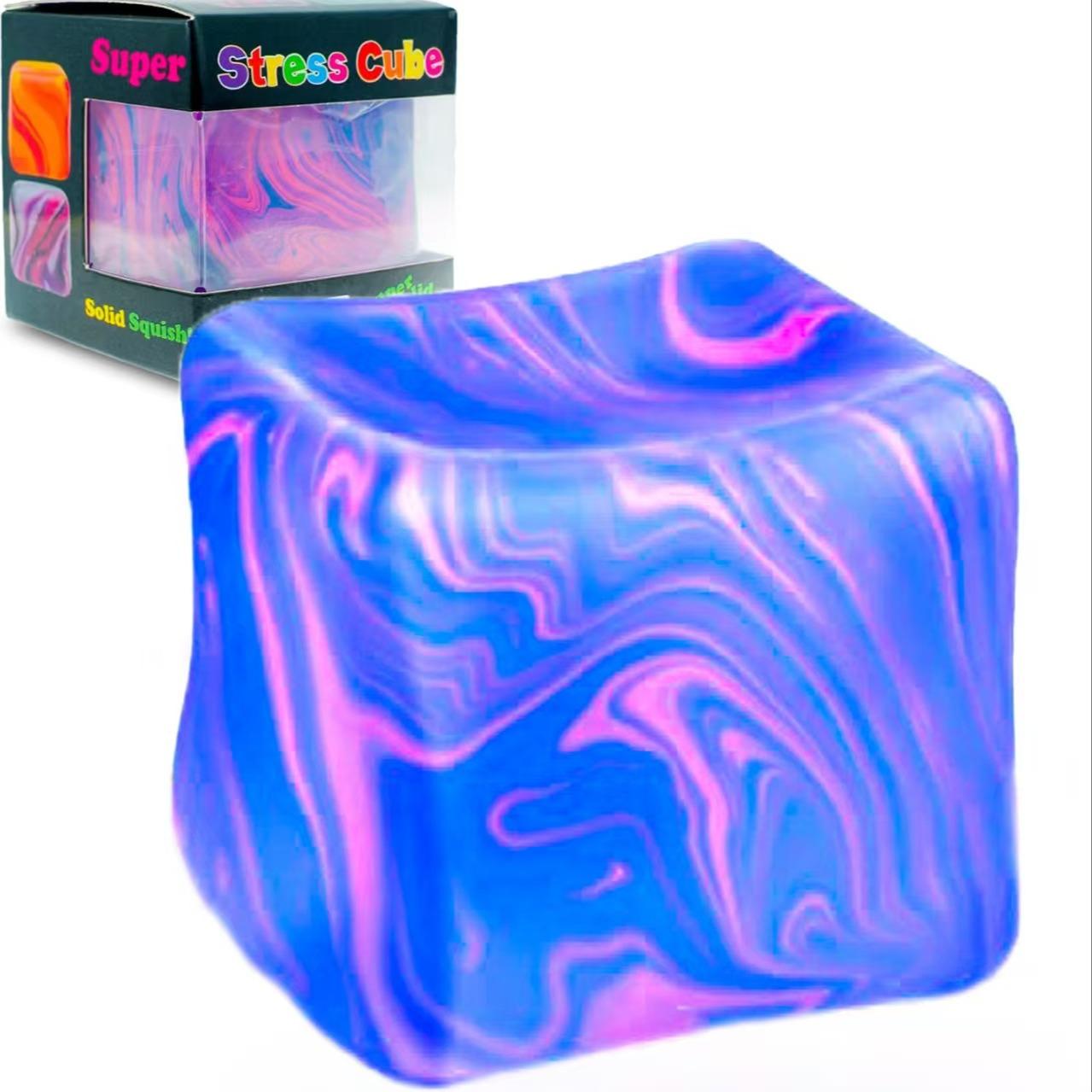 1pc Rotating Squeezing Cube, Gifts Soft Tpr Stress Relief Block, Children's Day Ideal for Adults and Kids Travel Entertainment, Perfect Gift for Pressure Relief #GLOBAL PICKS