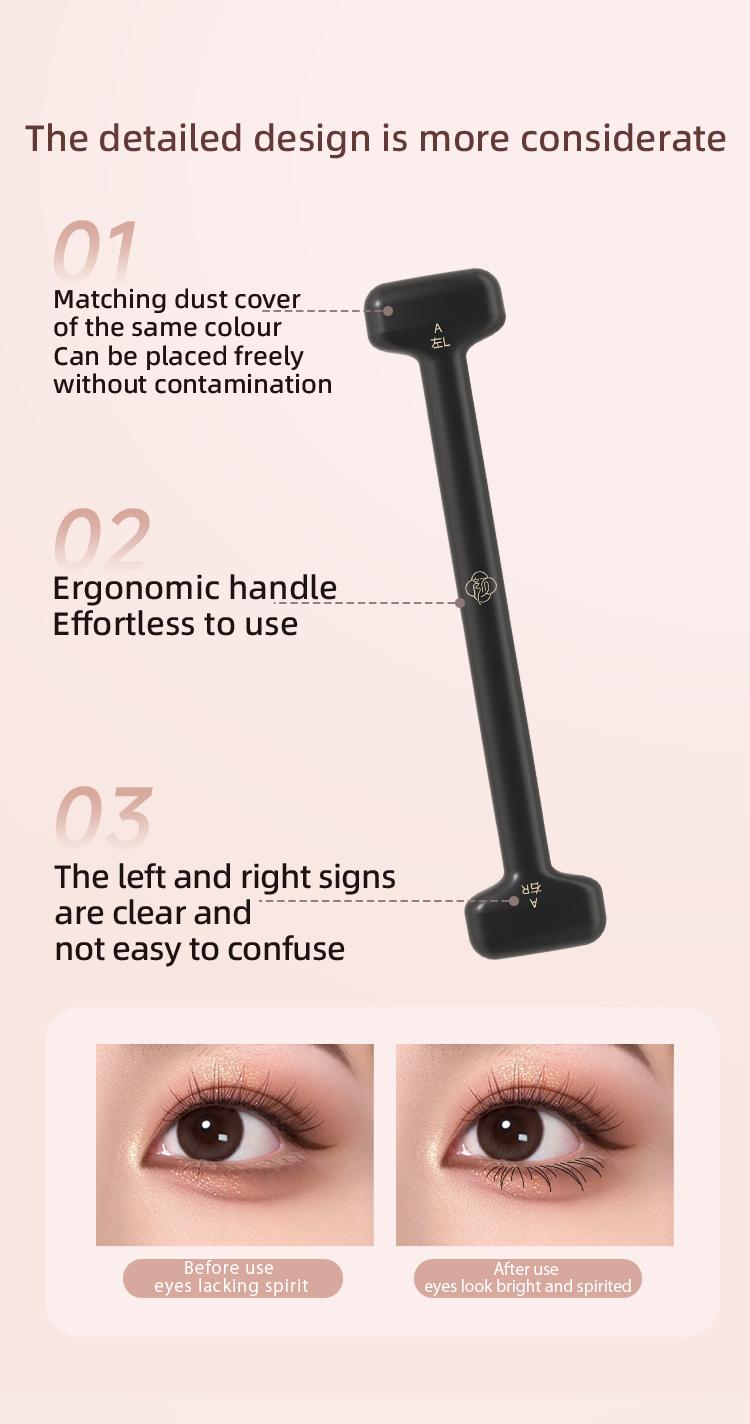 2-In-1 Dual-Head False Lash Stamp Makeup Tool Set, Quick-Dry Long-Lasting Portable, Sweat-Resistant, Multiple Styles and Colors, Essential for Beginners
