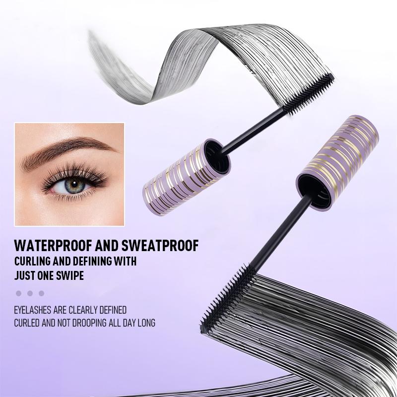 Waterproof curly Fluffy Lashes Mascara, Volume Lash, easy to apply, and durable for daily use