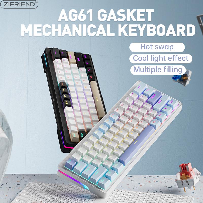 FURYCUBE x ZIFRIEND AG61 60% Gasket Mechanical Keyboard - Hot