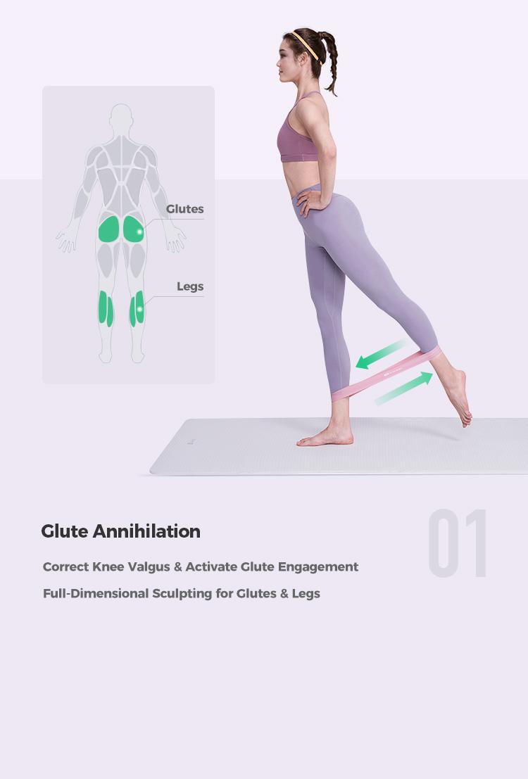 KEEP Resistance Loop Bands for Women, Elastic Loop Bands for Booty & Legs, Different Levels Elastic Band for Home Gym, Great Fitness Equipment for Training, Yoga, Exercise