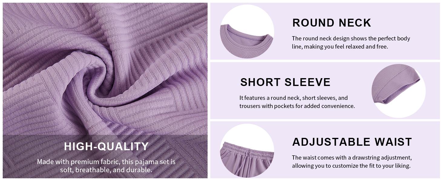 FISOEW Sports 2026 Summer Spring Womens 2 Piece Outfits Sweatsuit Long/Short Sleeve Tops and Drawstring Waist Cropped Wide Leg Pants Loungewear Sets viral  knit Jean Shirt matching sets women Matching Tracksuits Womenswear Soft,