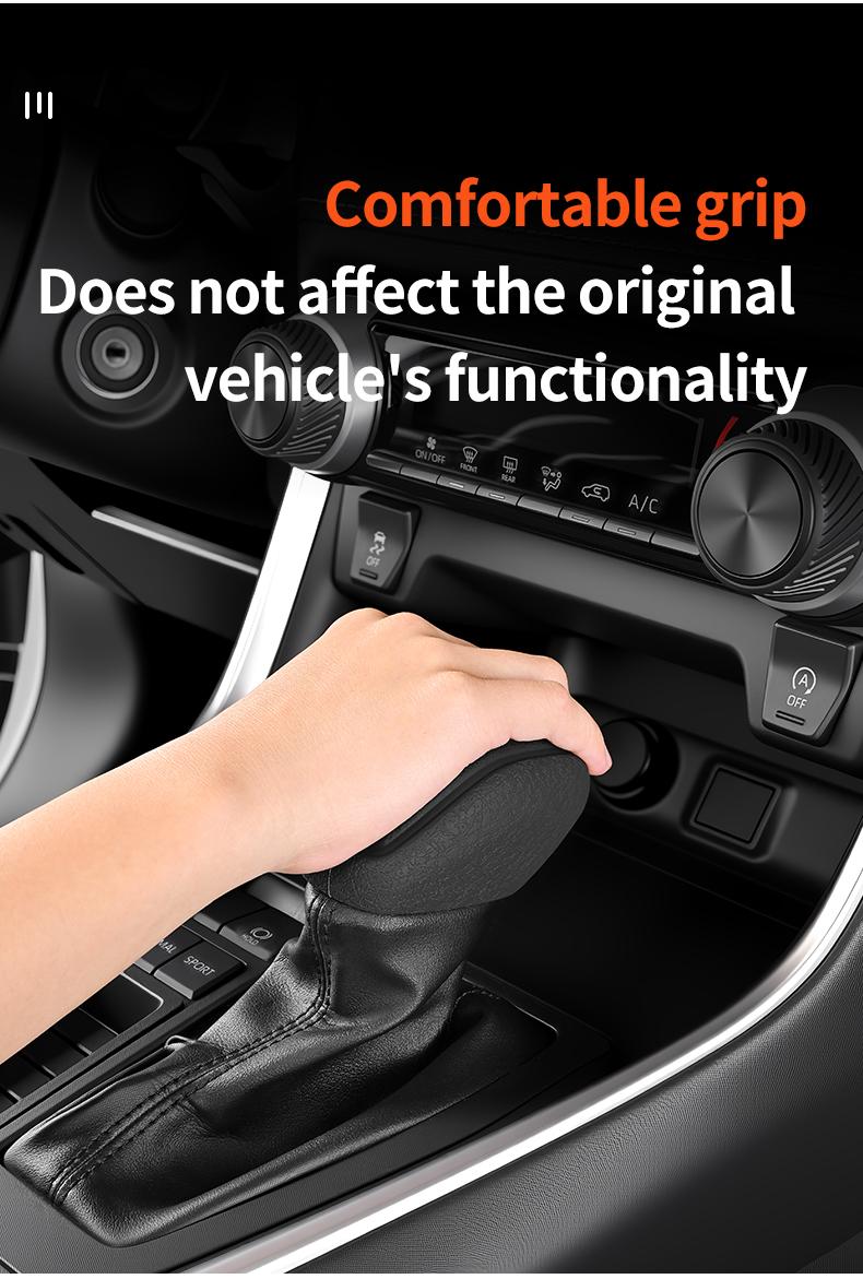 1 piece Car Automatic Gear Lever Shift Handle WaterProof Decoration Cover Shift Handle Knob Cover Kit Non-Slip Wear-resistant Silicone Protective Cover Direct Install Car Supplies Interior Accessories Corolla RAV4 Highlander Venza Harrier Camry For Toyota