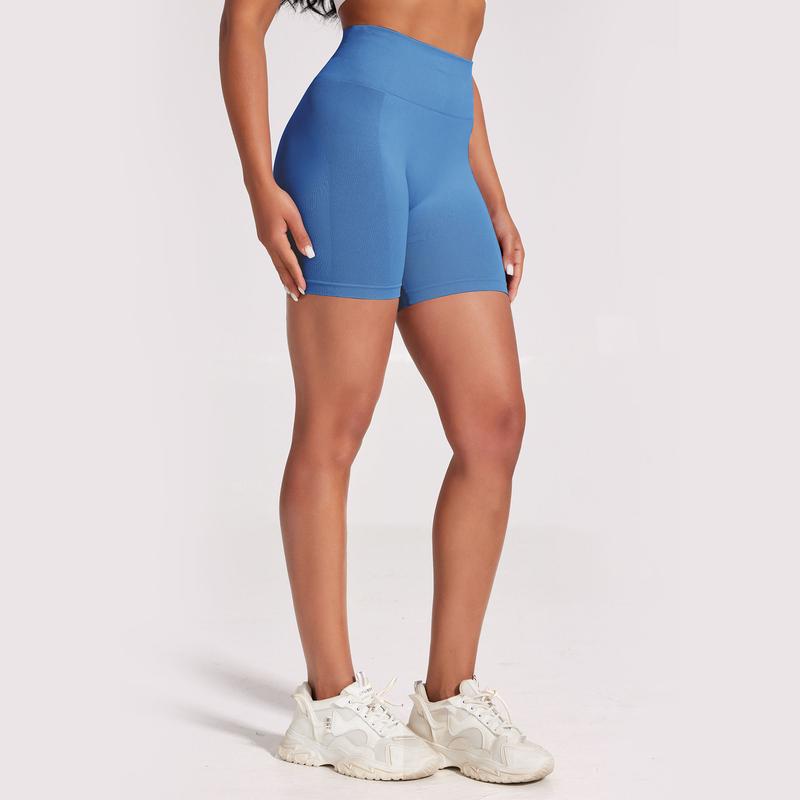 VICONOW Shorts for Women - 8/5 Inch High Waist Tummy Control Color Bike Shorts for Gym Workout