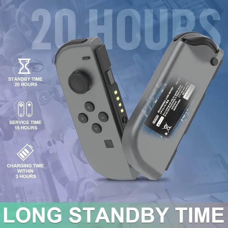 Wireless Controller for Switch/Lite/OLED, BT 5.2 Game Controller with Double Vibration, Ergonomic Design Controller for PC Game