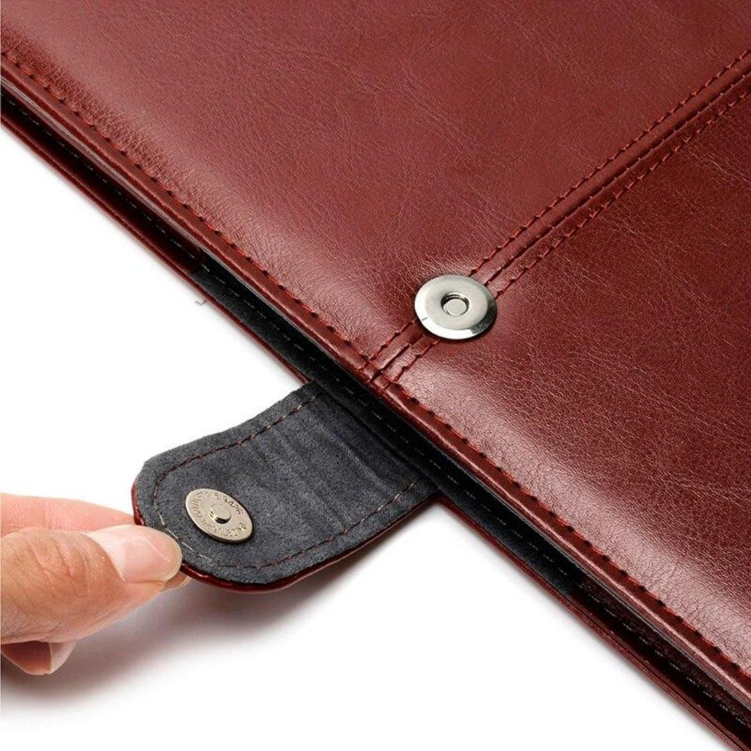 For Apple Macbook Protective Case, High-End PU Leather Material, Hybrid Shell Type, Durable and Stylish Laptop Cover, Laptop Casing