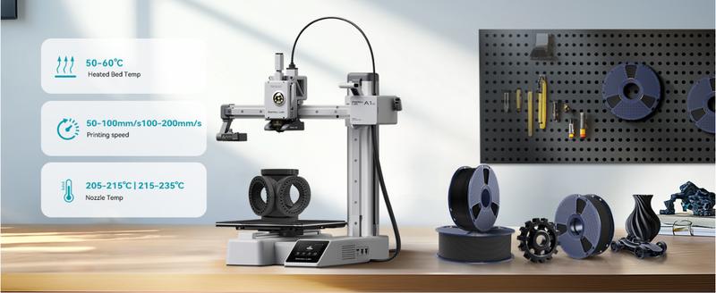 SUNLU Carbon Fiber PLA, Strong and Lightweight PLA 3D Printer Filament, PLA Filament 1.75mm Dimensional Accuracy +/- 0.02 mm, Neatly Wound 3D Printing Filament, 1KG Spool. (Black)