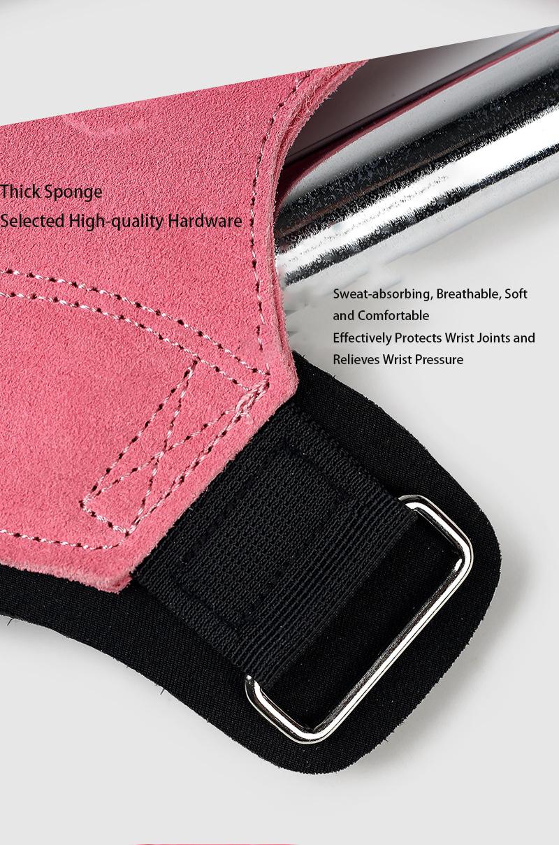 Wrist Straps for Weightlifting, 4mm Thick and Double Layered Leather Weight Lifting Wrist Straps for Deadlift and Powerlifting, Adjustable Neoprene Padded Gym Lifting Straps for Women Men, PROSUPPS Wrist Wraps for Weightlifting (Pair)