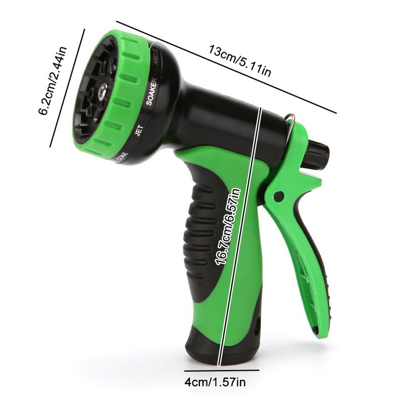 25/50/75/100ft Expandable Garden Hose Kit,Expendable Hose with Spray Nozzles, 3/4 Solid Brass Connectors, Retractable Latex Core - Lightweight Expanding Hose