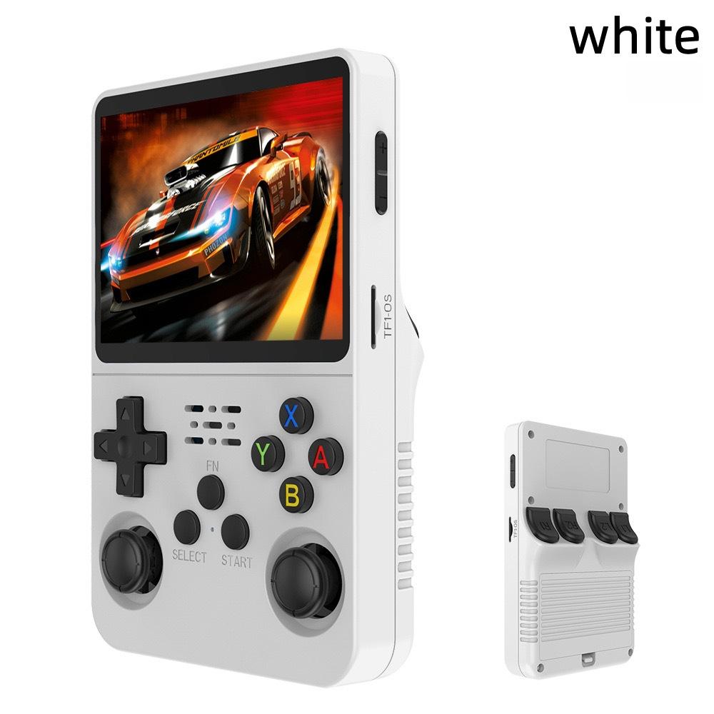 R36s Retro Portable Handheld Game Console, 20000+ Classic Games, 64GB TF Card, Linux System, 3.5 Inch IPS Screen, 3000mah Battery, 8 Hours Playtime