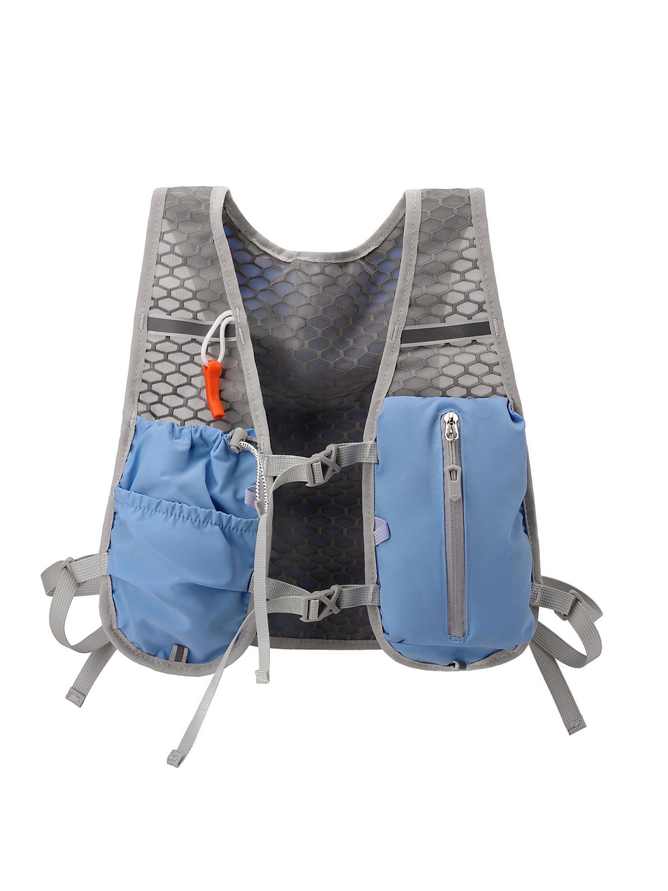 Running Hydration Bladder Backpack, Multi-Functional Skin Pack for Cycling & Fitness, Breathable Reflective Vest for Men & Women, Jogging Equipment