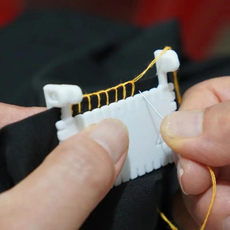 Durable Plastic Locking Sewing Tool Set, Detachable Design, Ideal for Beginners & Seniors, Perfect for Clothing Repair & Maintenance