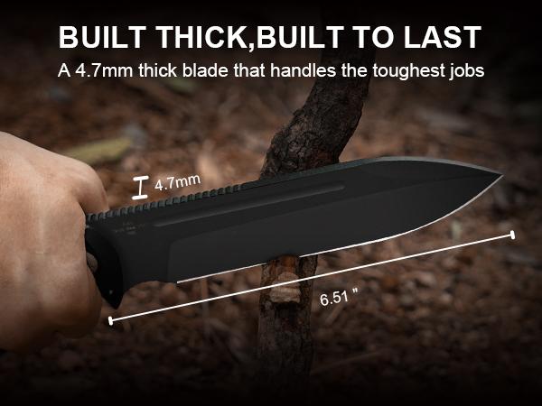 Kizer Drop Bear Fix 7 Big Size Outdoor Hiking Knife 1103A1 steak  knife dailycarry  tool