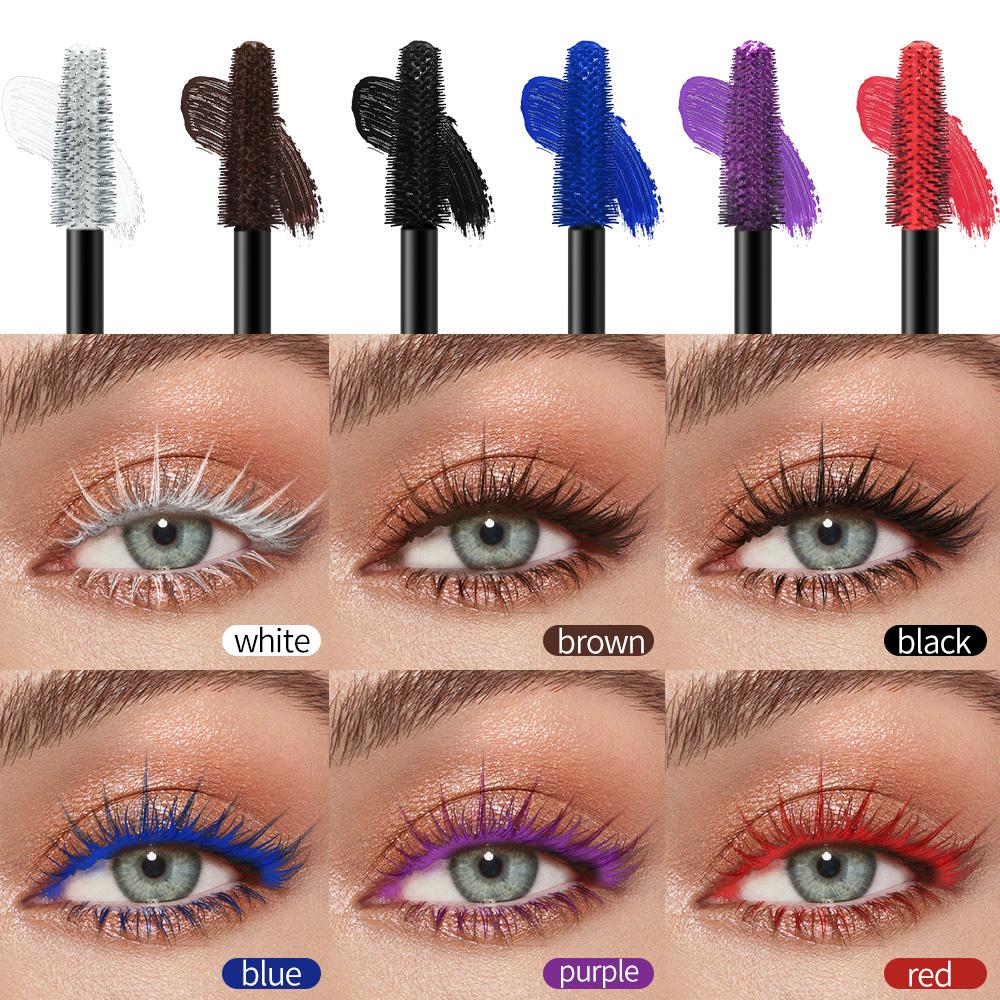 Women's Colorful Mascara Liquid Blue Dense Curl Long-Lasting Waterproof Daily Use Gift Valentine's Day Present Women's Colorful Mascara Liquid Blue Dense Curl Long-Lasting Waterproof Daily Use Gift Valentine's Day Present