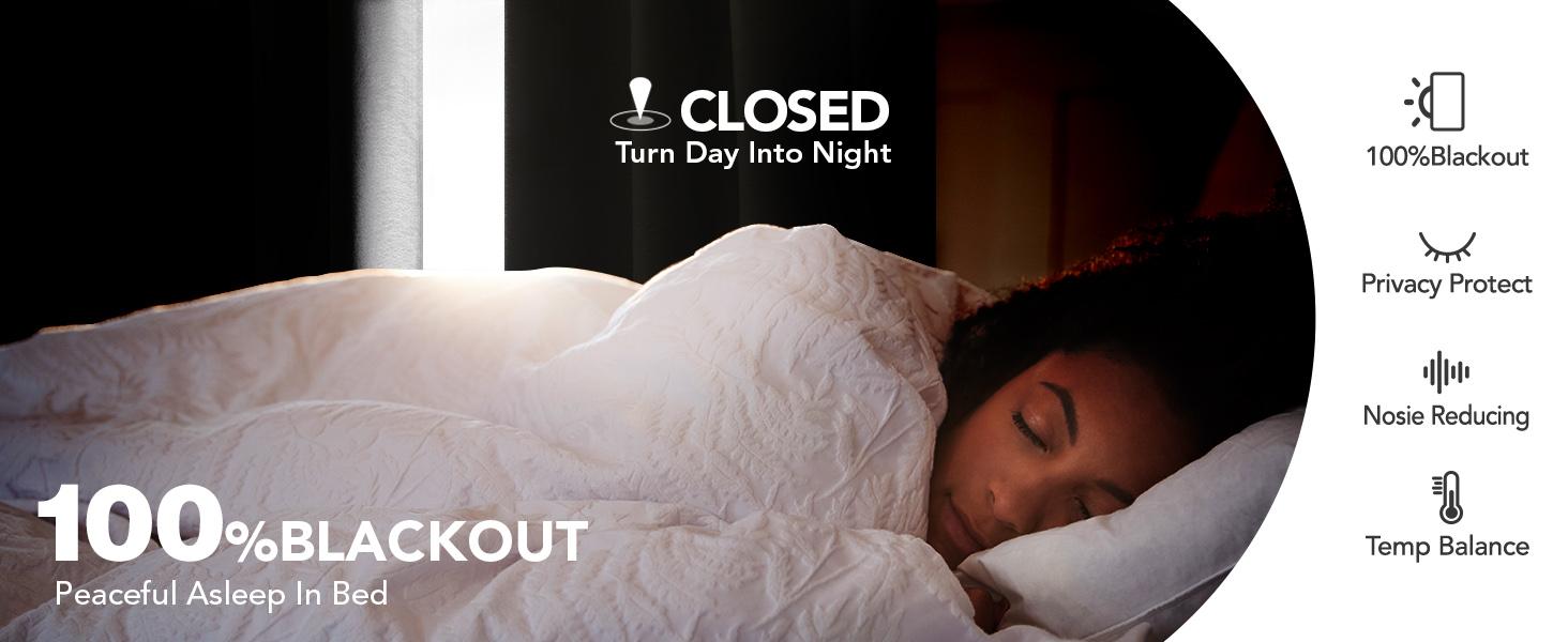 Deconovo Linen Full Blackout Curtains 2 Panels Thermal Soundproof Heavy Soft Wrinkle-Free Drapes for Bedroom Living Room Deconovo Linen Full Blackout Curtains 2 Panels Thermal Soundproof Heavy Soft Wrinkle-Free Drapes for Bedroom Living Room