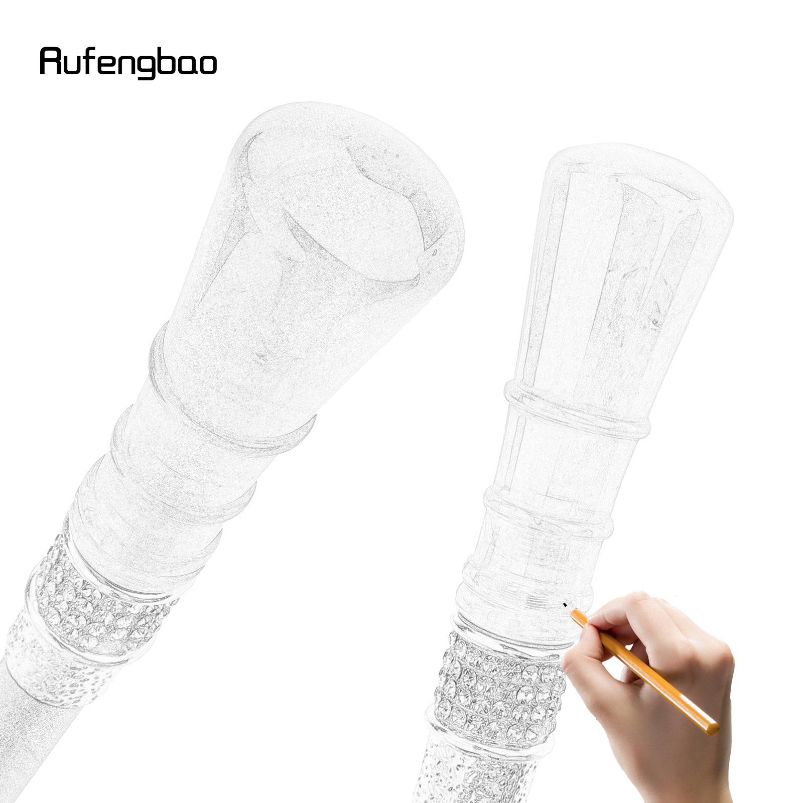 Red Wire Drawing Round Resin Fairy Wands Red Golden Walking Cane Princess Stick Wand Cosplay Wedding Birthday Party Stick 96cm