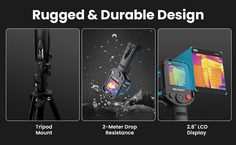 Mileseey TR10 Thermal Imaging Camera, Super Resolution 240 x 240, 25 Hz Refresh Rate, Temperature Range -4°F to 1022°F, 2.8-inch LCD Display,Handheld Infrared Imager, 10-Hour Battery Life for Inductrial,temp gun Mileseey TR10 Thermal Imaging Camera, Super Resolution 240 x 240, 25 Hz Refresh Rate, Temperature Range -4°F to 1022°F, 2.8-inch LCD Display,Handheld Infrared Imager, 10-Hour Battery Life for Inductrial,temp gun