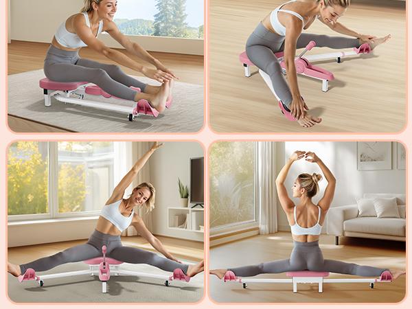 Split Machine for Flexibility,Leg Stretcher Machine for Home Gym,Perfect for Ballet, Cheerleading Dance, Gymnastics and Other Sports Springtok Outdoorfun exercise equipment