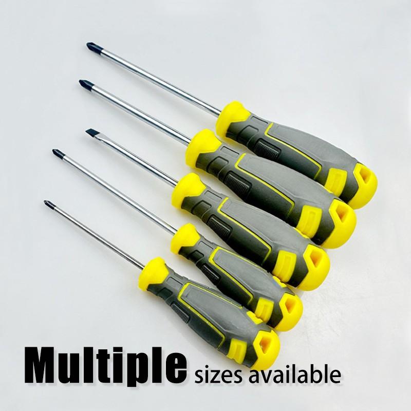8-Piece Cross and Flat Head Screwdriver Set, Multipurpose Screwdriver Kit, Multi-Size Non-Slip Handles, Essential Home Repair Kit, Daily Use Tools, Multifunctional Screwdriver, Screwdriver Combo
