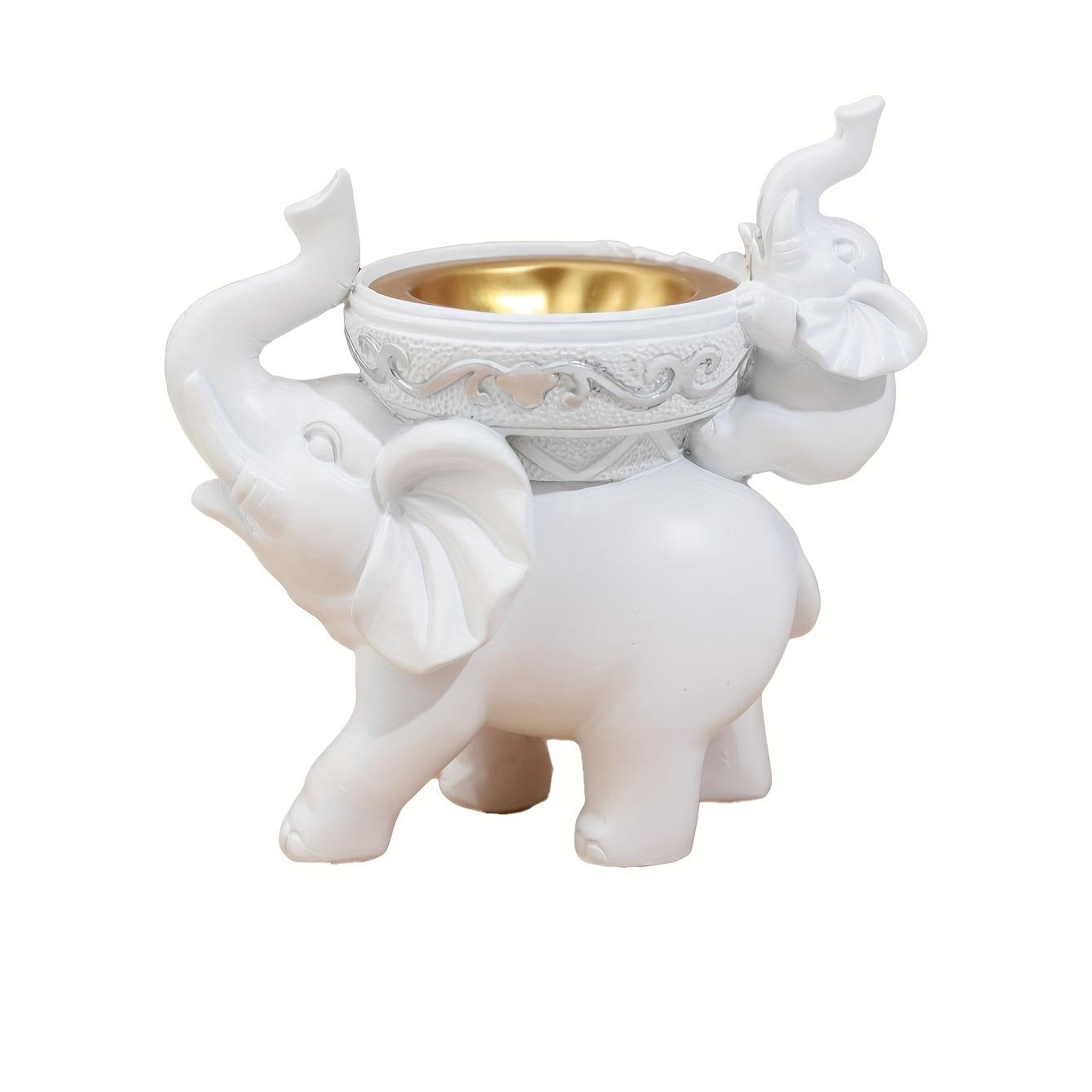 Elephant Design Incense Burner, 1 Count Creative Cute Elephant Design Fragrance Holder, Aromatherapy Scent Diffuser, Desktop Decorative Ornament for Home Office, Home Decor, Room Scents, Scented