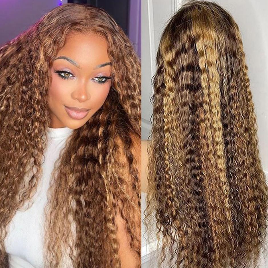 [NEW IN] YAWAWE HAIR Highlight Water Wave Pre Bleached Tiny Knots Pre Cut Lace 13X6 Wear Go Glueless Wigs With Drawstring Effortless Install Ear to Ear Human Hair Wigs For Beginners